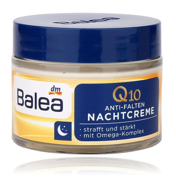 Kem dưỡng da chống lão hóa ban ngày/đêm Balea Q10 Anti-Falten Nachtcreme