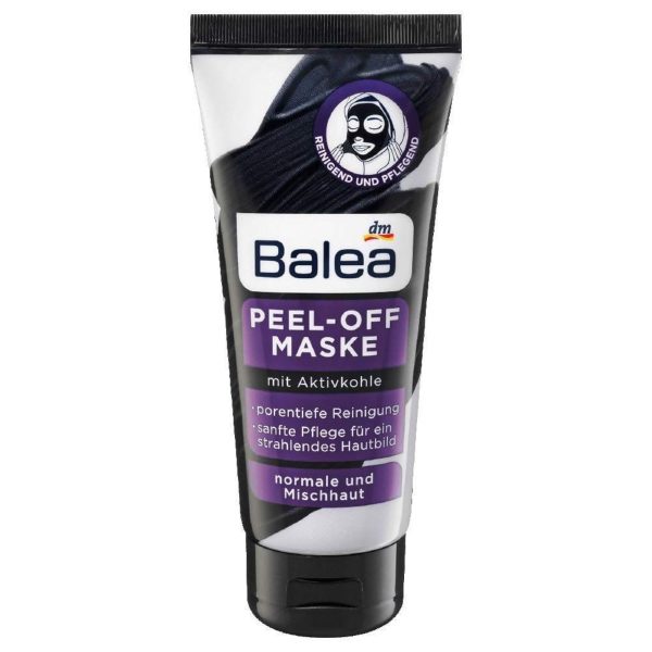 Balea PEEL-OFF MASKE Mặt nạ lột than hoạt tính tẩy tế bào chết 100ml