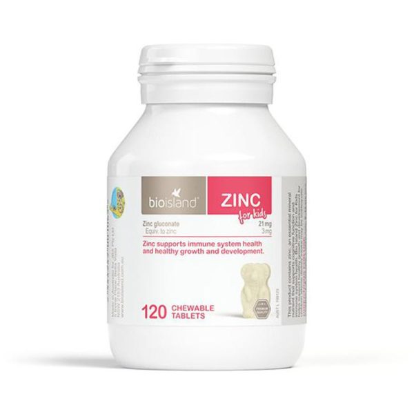 Bio island Zinc Viên Uống Hỗ Trợ Bổ Sung Kẽm 120 viên