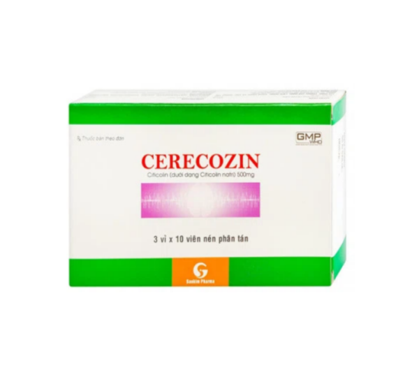 Cerecozin 500mg - Hỗ trợ cải thiện sự suy nghĩ, học tập và trí nhớ