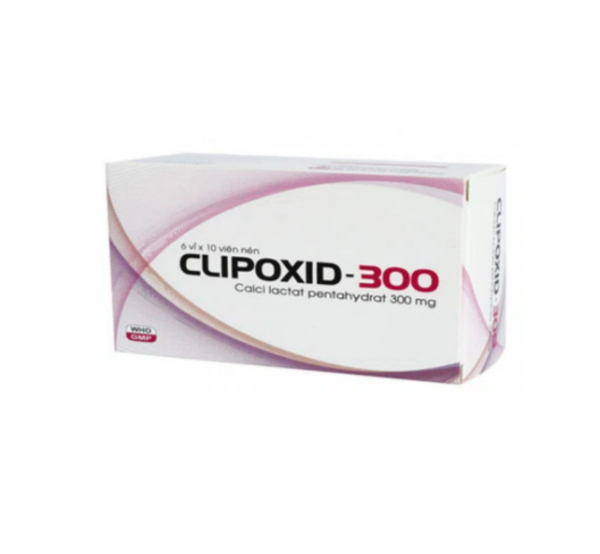 Clipoxid 300mg - Điều trị thiếu hụt calci