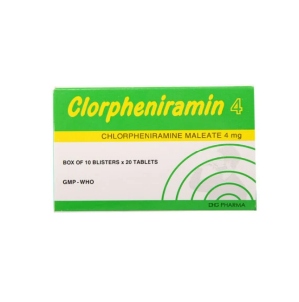 Clorpheniramin 4 - Điều trị viêm mũi dị ứng