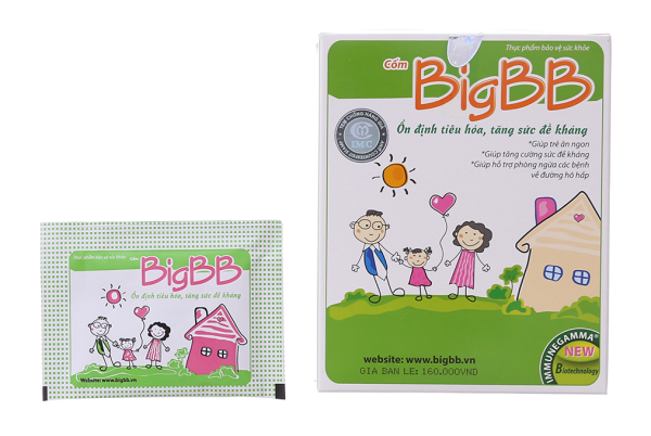 BigBB ổn định tiêu hóa, tăng sức đề kháng cho bé