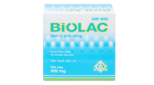 Biolac 500mg bổ sung vi sinh, hỗ trợ trị rối loạn tiêu hóa