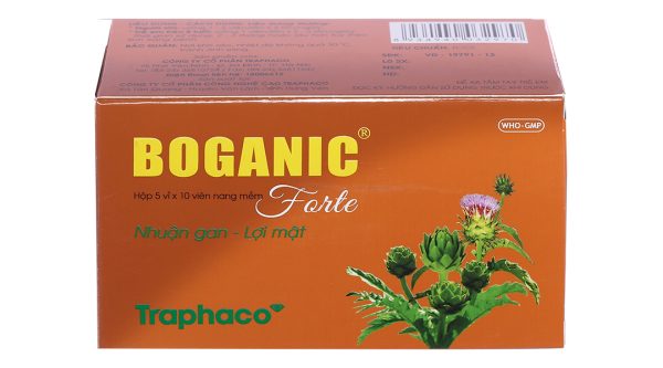 Boganic Forte hỗ trợ trị bệnh lý gan mật, mỡ máu