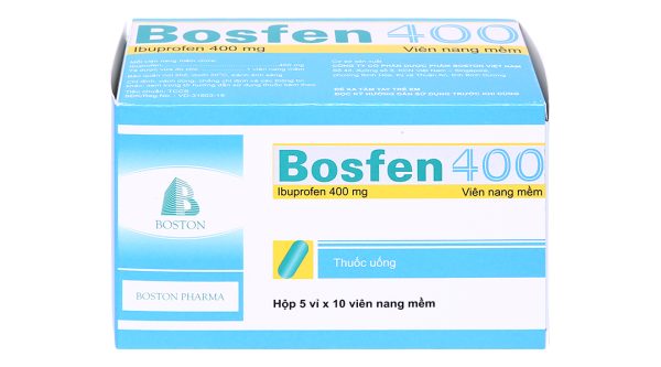 Bosfen 400 giảm đau, hạ sốt, kháng viêm 400mg