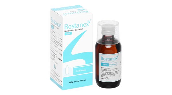 Siro Bostanex 0.5mg/ml trị viêm mũi dị ứng, mày đay
