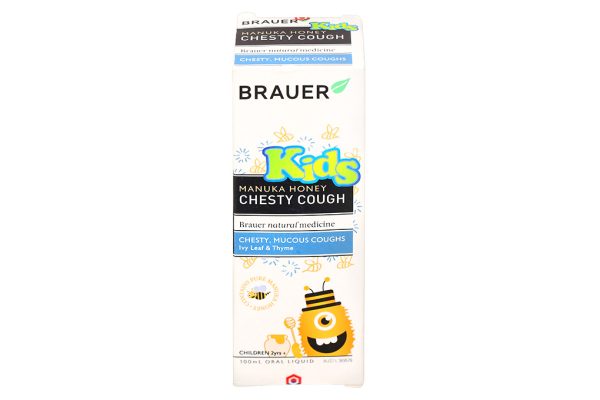 Brauer Kids Manuka Honey Chesty Cough hỗ trợ trị ho