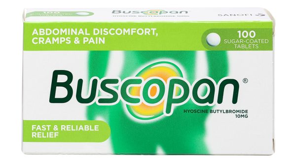 Buscopan 10mg trị co thắt tiêu hoá, tiết niệu
