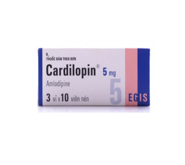Cardilopin 5mg - Điều trị tăng huyết áp, đau thắt ngực