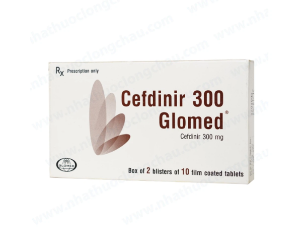Cefdinir 300mg Glomed - Ðiều trị nhiễm khuẩn