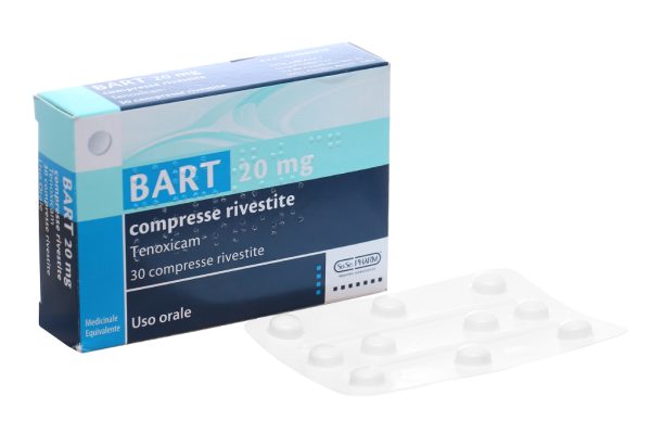 Bart 20mg - nhập khẩu Ý, giúp kháng viêm, giảm đau xương khớp (3 vỉ x 10 viên)