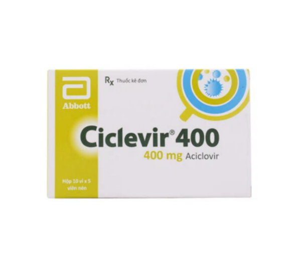 Ciclevir 400 - Điều trị nhiễm virus Herpes simplex