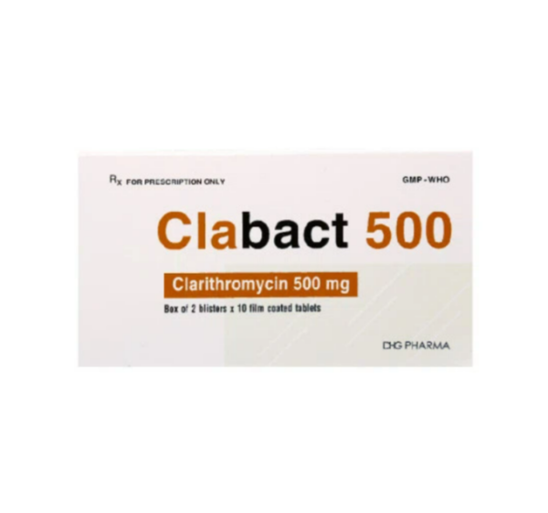 Clabact 500mg - Điều trị nhiễm khuẩn