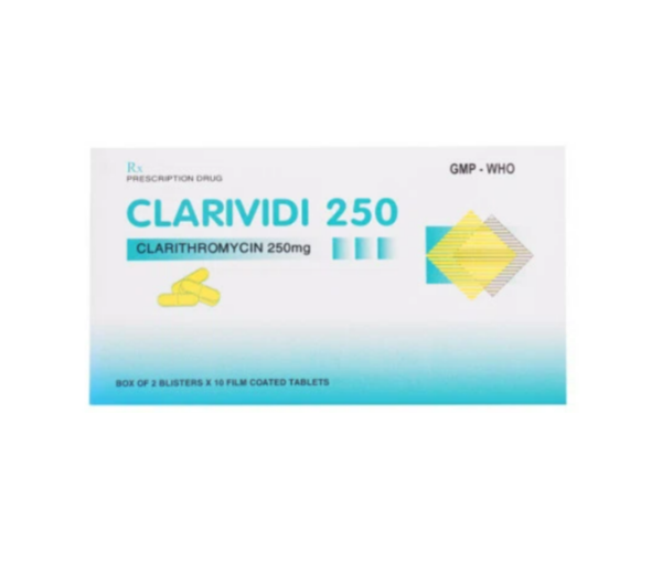 Clarividi 250 - Điều trị nhiễm khuẩn