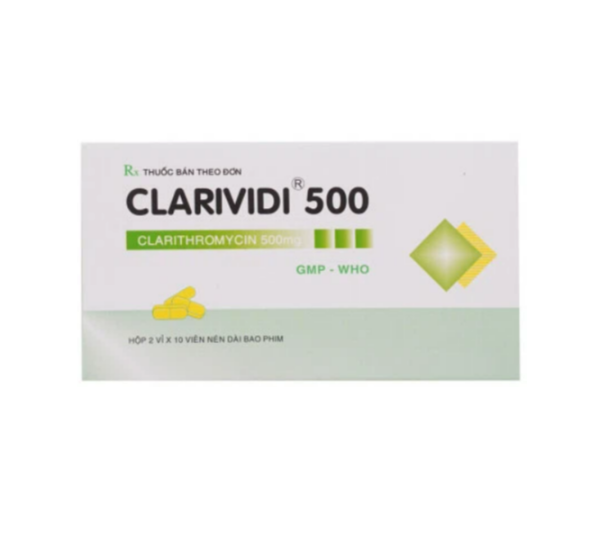 Clarividi 500 - Điều trị phổi