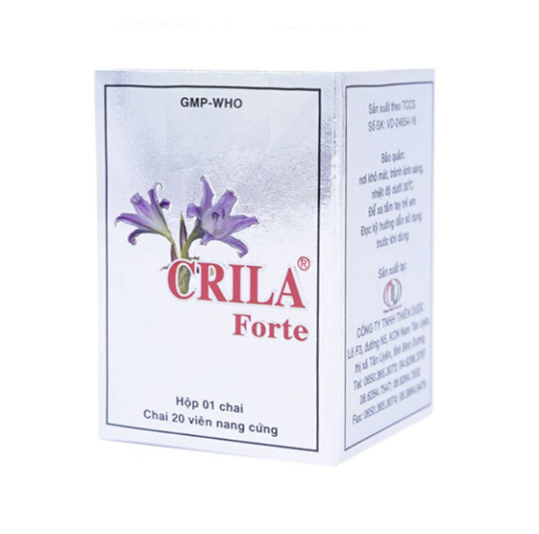 Crila Forte - Điều trị phì đại lành tính tuyến tiền liệt