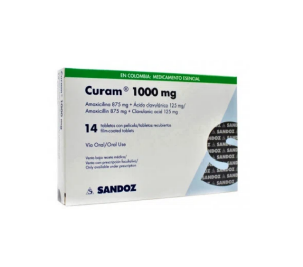 Curam 1000mg - Điều trị nhiễm khuẩn