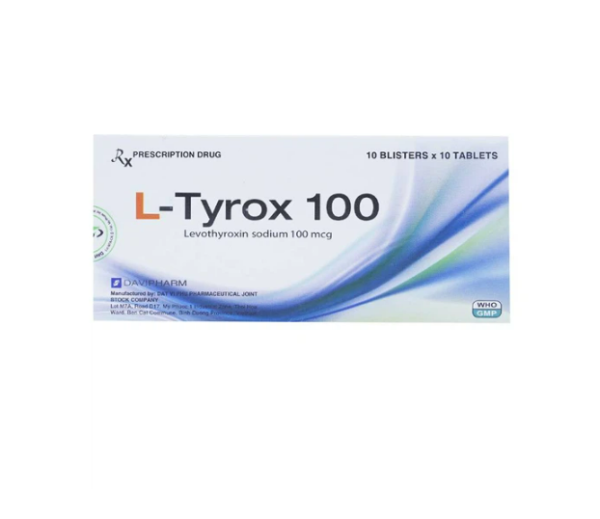 L-Tyrox 100 - Điều trị thay thế hoặc bổ sung cho các hội chứng suy giáp