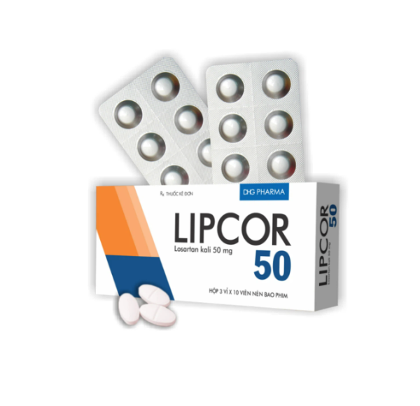 Lipcor 50mg DHG -  Điều trị tăng huyết áp