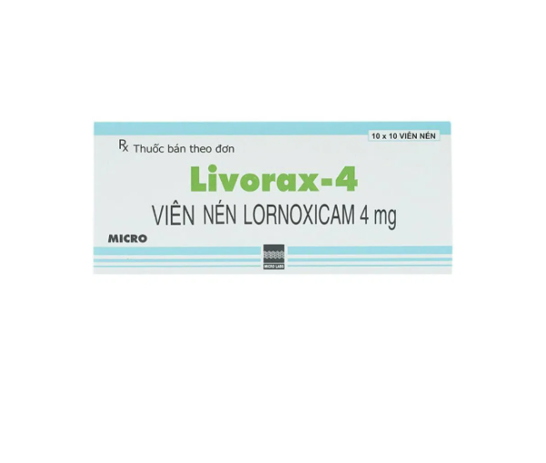 Livorax-4 - Hỗ trợ giảm đau, chống viêm