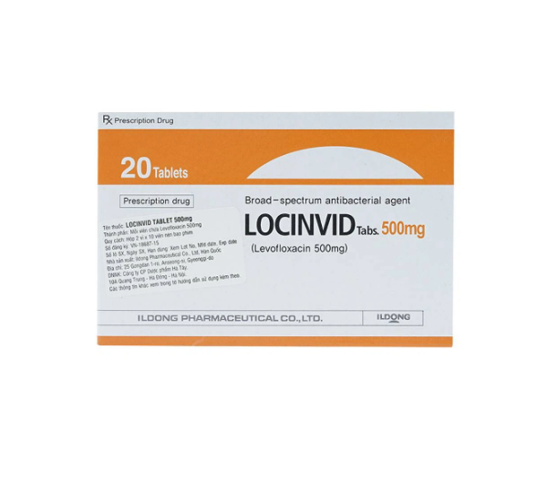 Locinvid 500mg - Điều trị viêm phổi