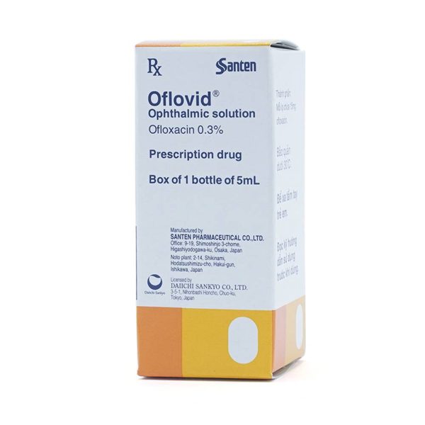 Thuốc nhỏ mắt Oflovid Saten - Điều trị viêm kết mạc, lẹo mắt, viêm mi mắt