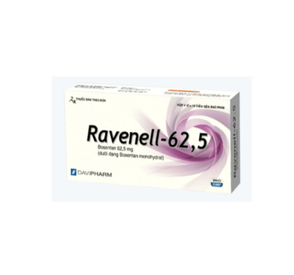 Ravenell-62,5 - Điều trị tăng áp lực động mạch phổi