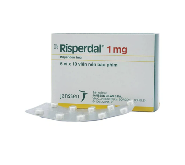 Risperdal 1mg - Điều trị bệnh tâm thần phân liệt