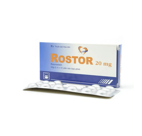 Rostor 20 - Điều trị tăng cholesterol nguyên phát
