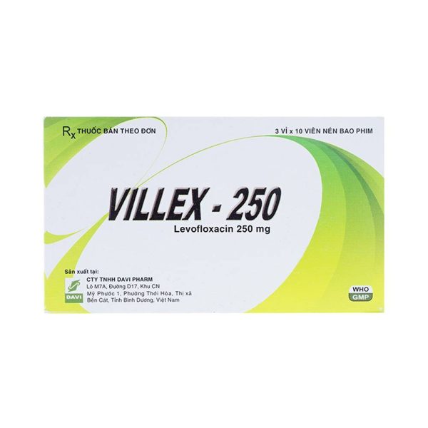 Thuốc Villex 250 - Điều trị các trường hợp nhiễm khuẩn