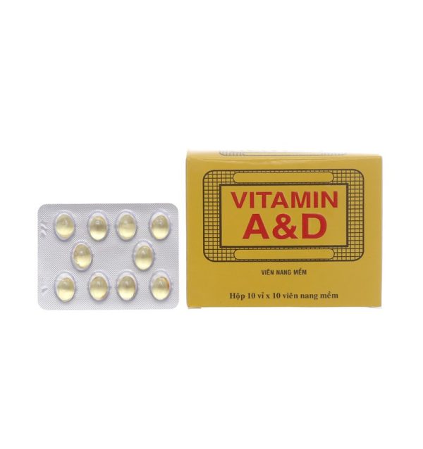 Vitamin A-D - Dự phòng tình trạng thiếu hụt vitamin A và vitamin D