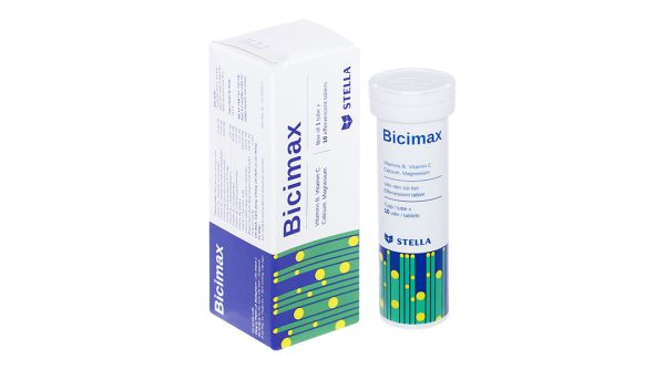 Bicimax bổ sung vitamin nhóm B, vitamin C, canxi và magie