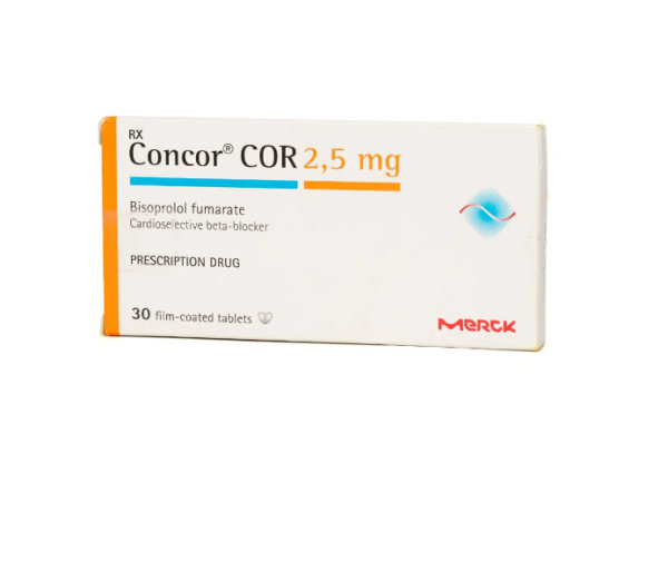 Concor COR 2.5mg - Điều trị bệnh suy tim mãn tính