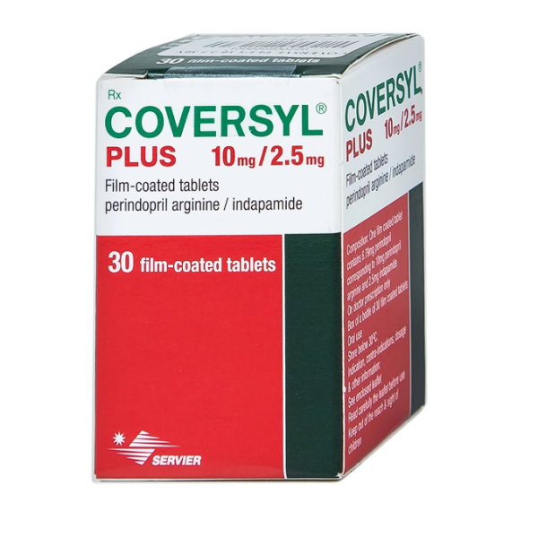 Coversyl Plus 10/2.5mg - Ðiều trị tăng huyết áp