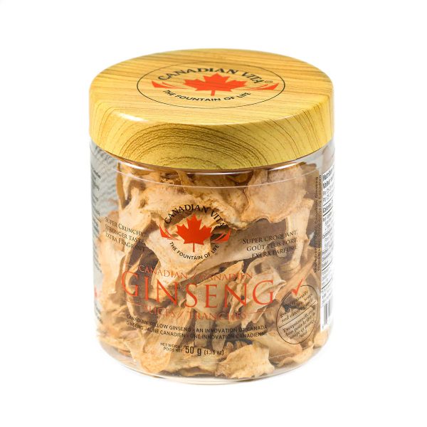 Canadian Vita Ginseng Slices - Authentic Canadian Ginseng - Great for Tea and Cooking